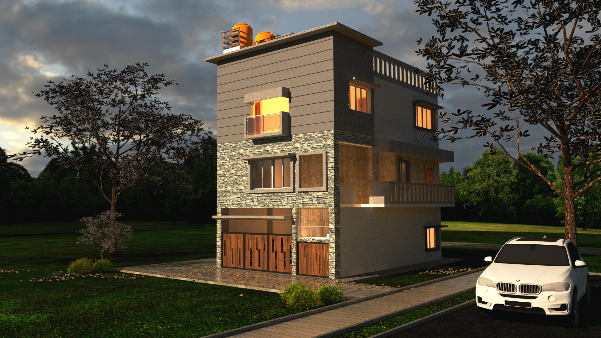 Anirbans Residence Render HDR4